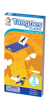 Tangoes Classic Tangram Travel Game with 54 Challenges that Includes Case for Ages 7+