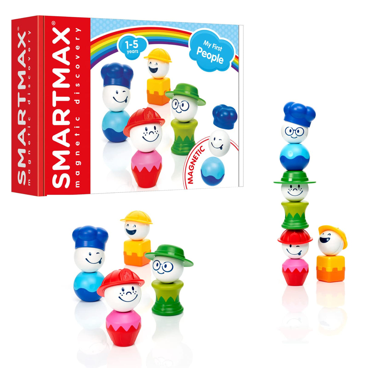 SmartMax My First People STEM Building Set for Ages 1-5