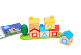 SmartGames Logic Lane, Wooden Stacking STEM Logic Game with 48 Challenges, Ages 3-7