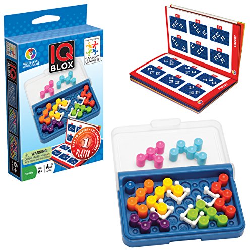 IQ Blox Portable Travel Game with 120 Challenges for Ages 6+