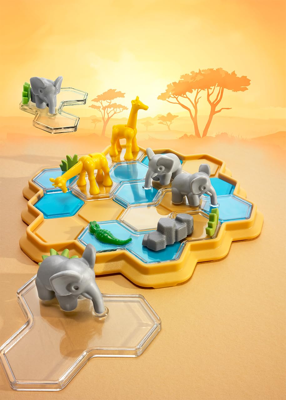 Croco Tiles - Safari Animal Tile Puzzle Game, Ages 6+