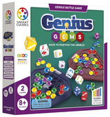 SmartGames Genius Gems from The Classic Two-Player Battle Game for Ages 8 + Now with 5 Levels and Over 10,000 Puzzle Combinations
