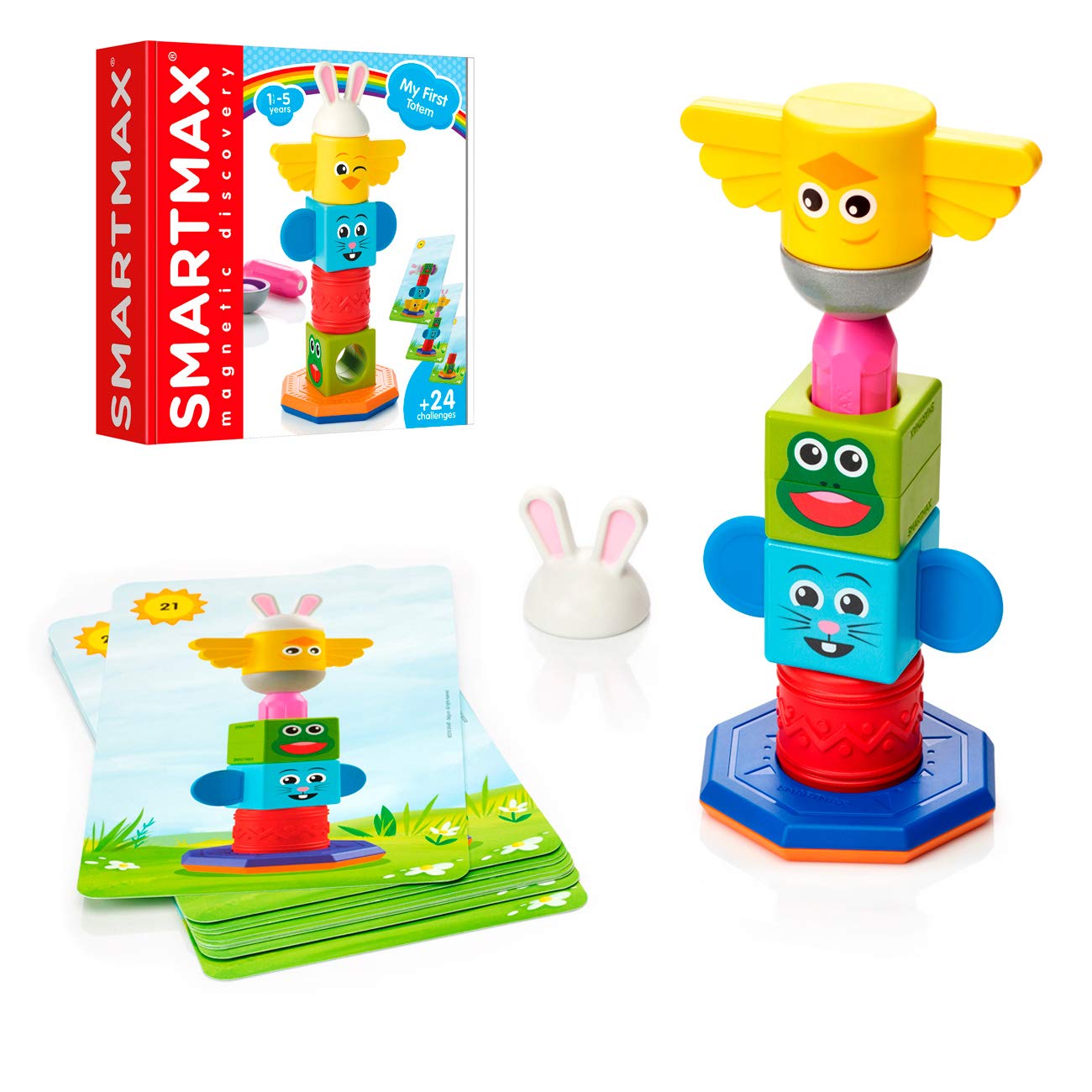 SmartMax My First Totem STEM Building Play Set for Ages 1 smart toys and games