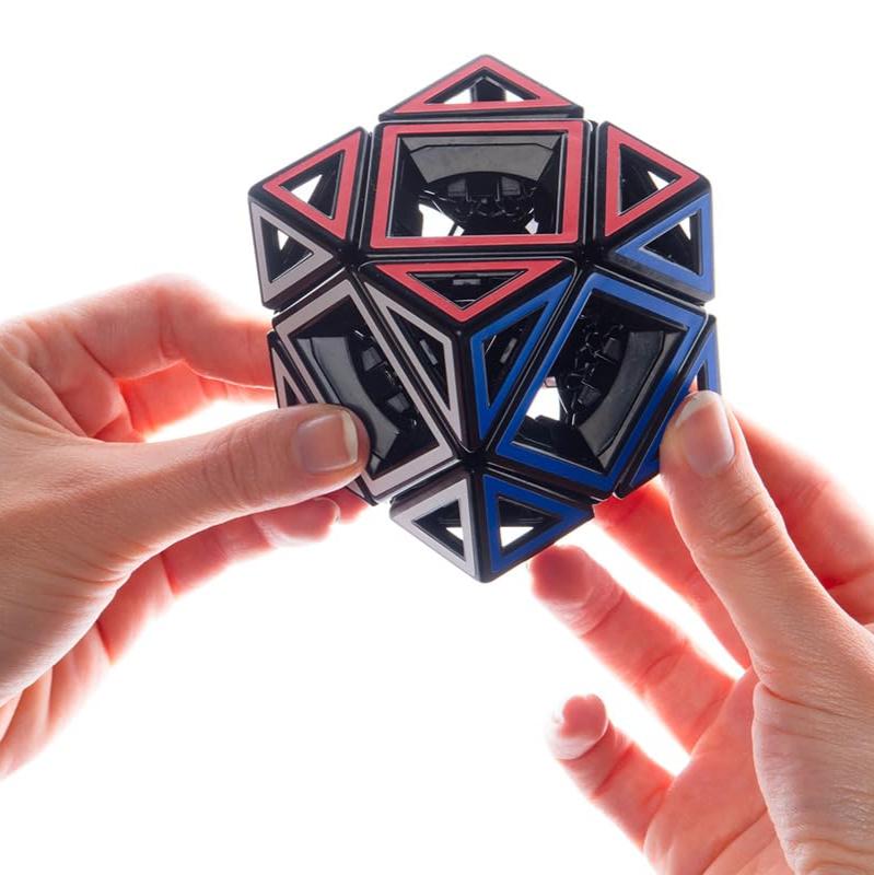 Meffert's Hollow Skewb Cube - The Original Cube Brainteaser from