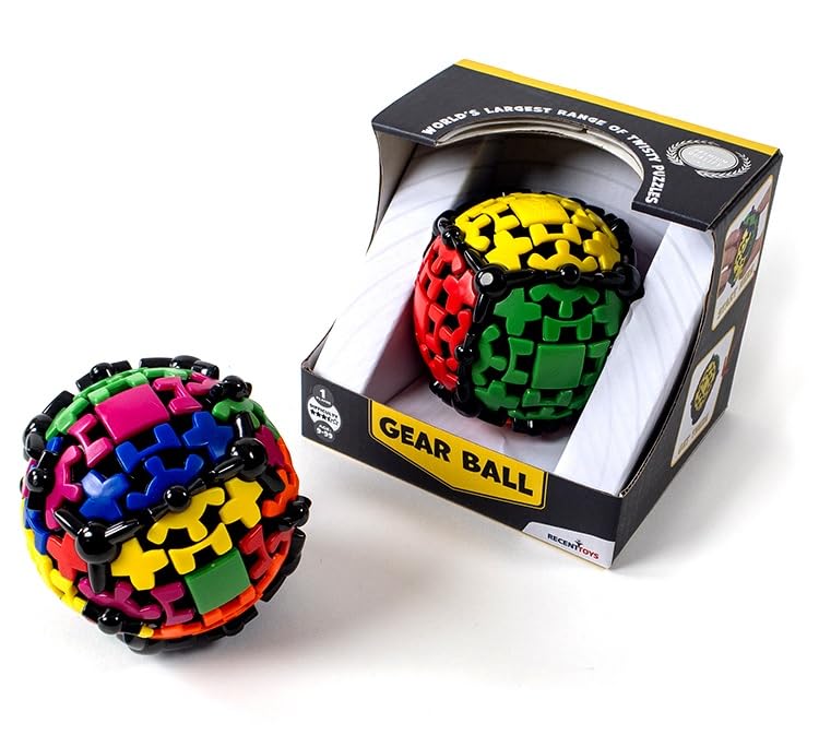 Meffert's Gear Ball - The Original Spinning 3D Brainteaser from Recent Toys - Travel Friendly Fun for Ages 9+