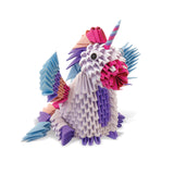 Creagami Unicorn Origami Set - Large (576-piece) 3D Modular Paper Folding Kit for Art and Craft Lovers Ages 7+