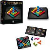 IQ Puzzler Deluxe | Wooden 2D & 3D STEM Logic Puzzle | Ages 14+