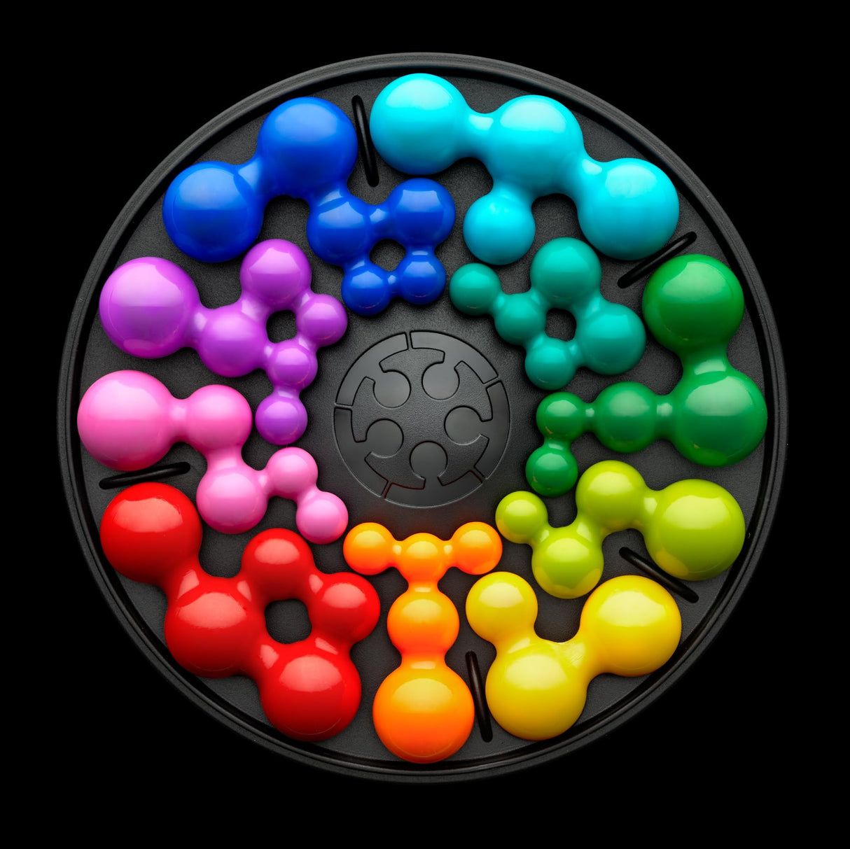 SmartGames IQ Deluxe: Circle - Featuring 120 Challenges in a Deluxe Travel Case  for Ages 14 - Adult