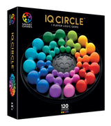 SmartGames IQ Deluxe: Circle - Featuring 120 Challenges in a Deluxe Travel Case  for Ages 14 - Adult