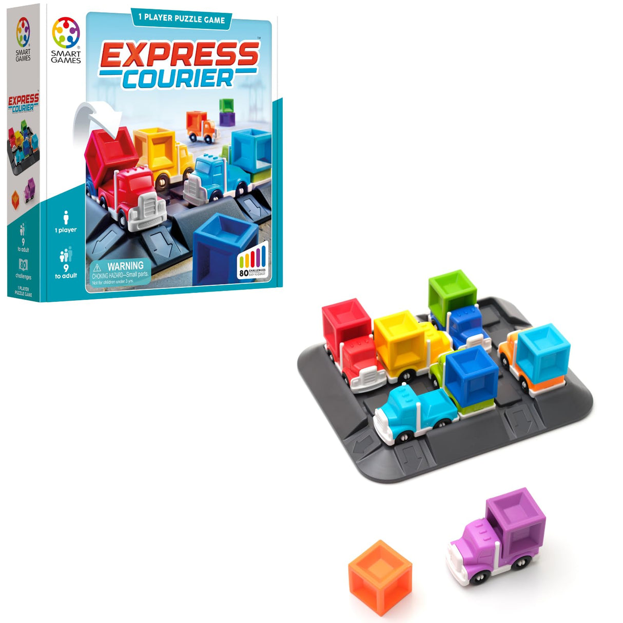 Express Courier - Truck Traffic Logic Puzzle Game, Ages 9+