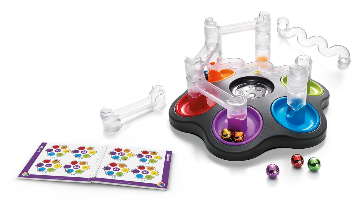 Drop Zone Marble Run Logic Game with 80 Challenges for Ages 8+