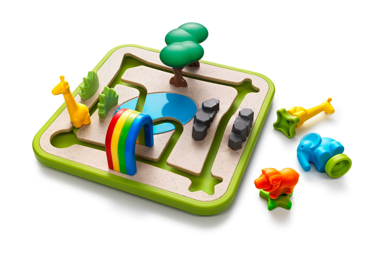 Safari Park Jr. Preschool Puzzle Game with 60 Challenges for Ages 3+