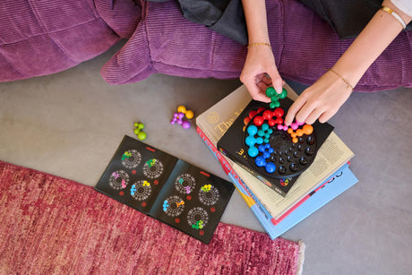 SmartGames IQ Deluxe: Circle - Featuring 120 Challenges in a Deluxe Travel Case  for Ages 14 - Adult