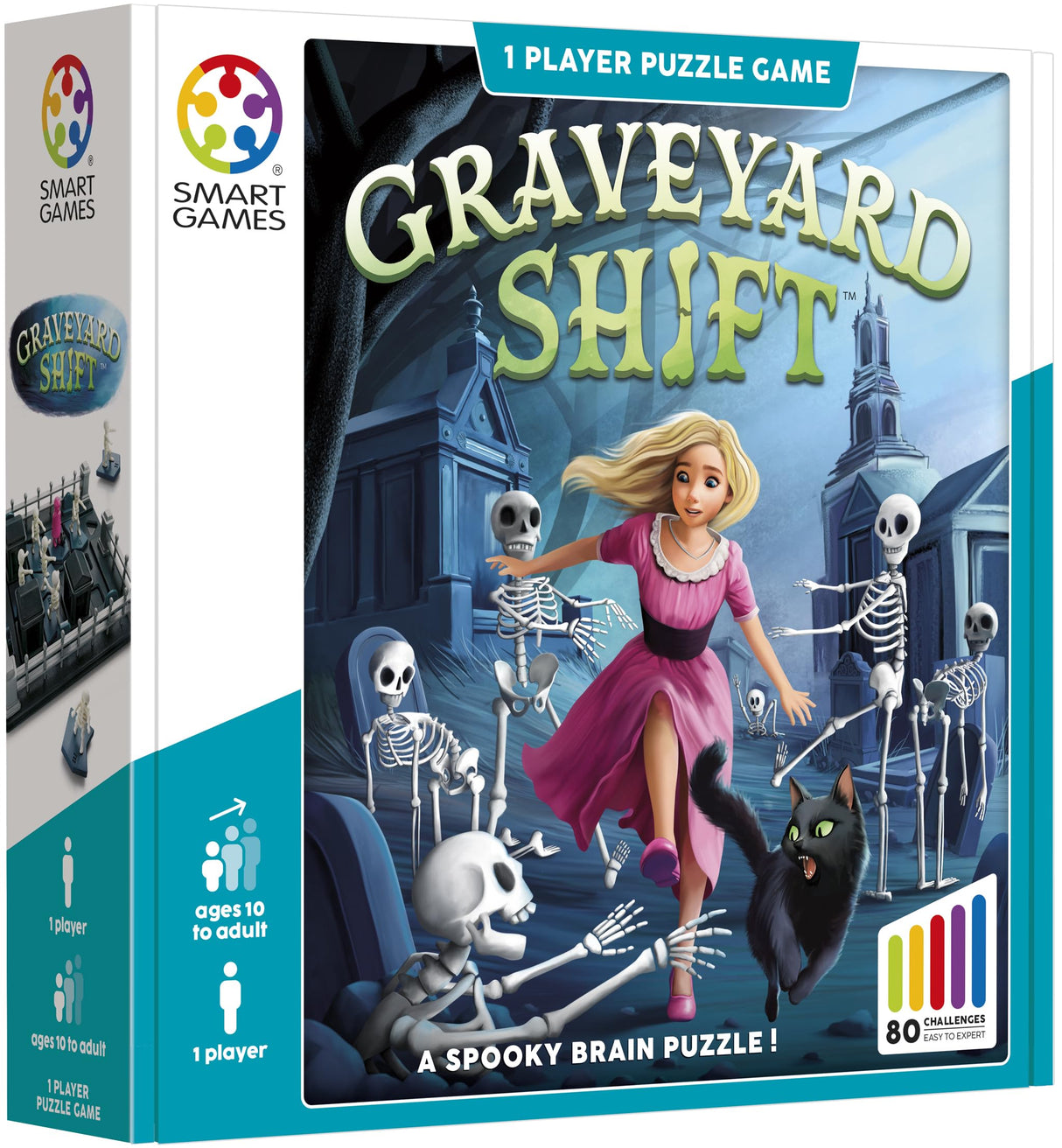Graveyard Shift – Spooky Logic Puzzle Game with 80 Challenges