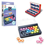 SmartGames IQ Stars, The Entry-Level IQ Game, a Travel Game for Kids and Adults, Skill-Building Brain Game - Brain Teaser for Ages 6 & Up, 120 Challenges in a Travel-Friendly Case.