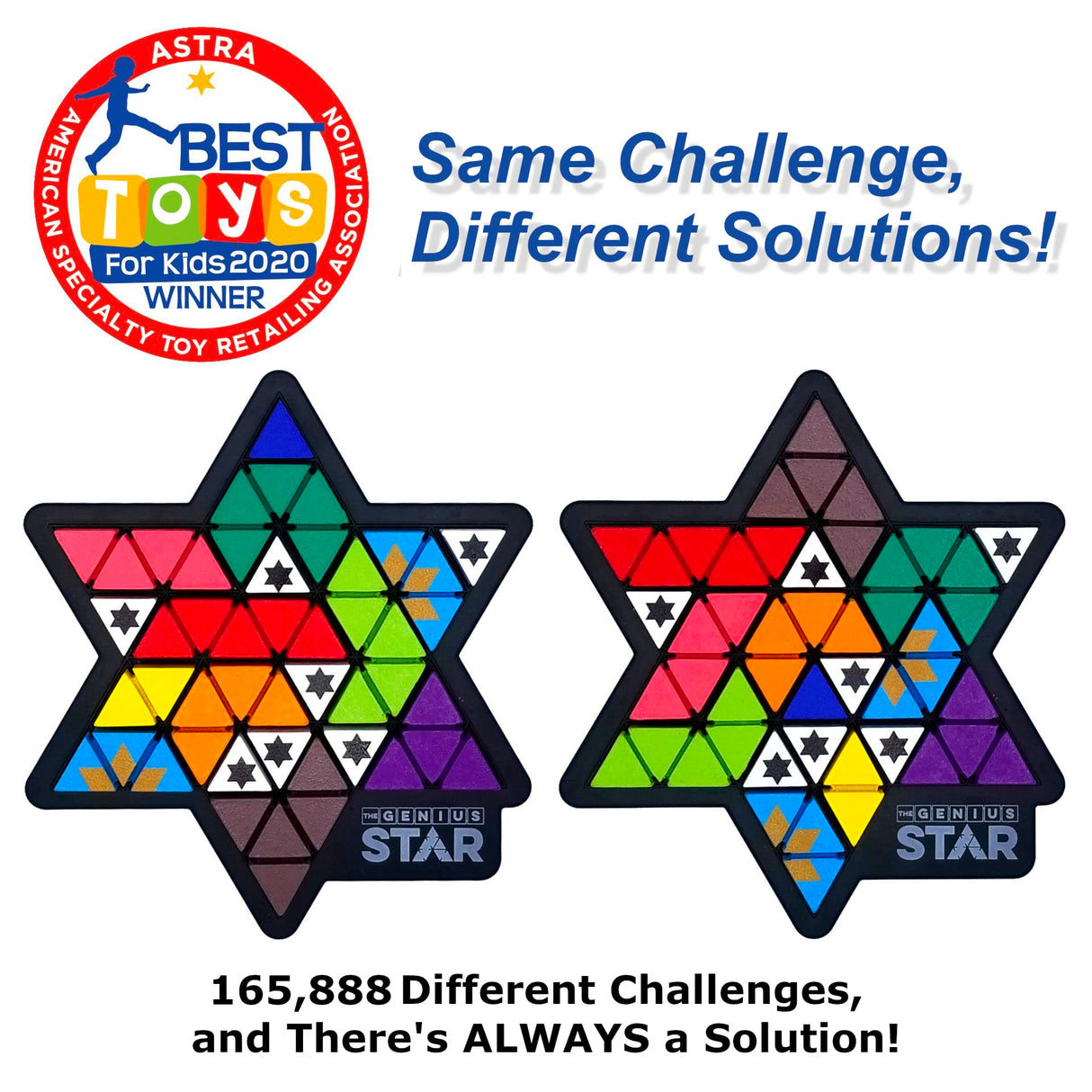 The Genius Star - A Toy of The Year Award-Winning Family Board Game for Two Players Ages 8+