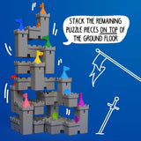 Tower Stacks Castle Building Game with 80 Challenges for Ages 8-Adult