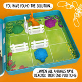 Turtle Tactics Metal Box Travel Game with 48 Challenges for Ages 5+