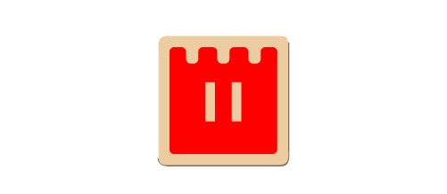 Castle Logix - Red Block Replacement Part ONLY