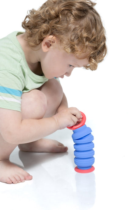 Krumples Plungy ORANGE - Ridiculously Fun Playthings for Ages 1 - 99 Made from Food Grade Silicone!