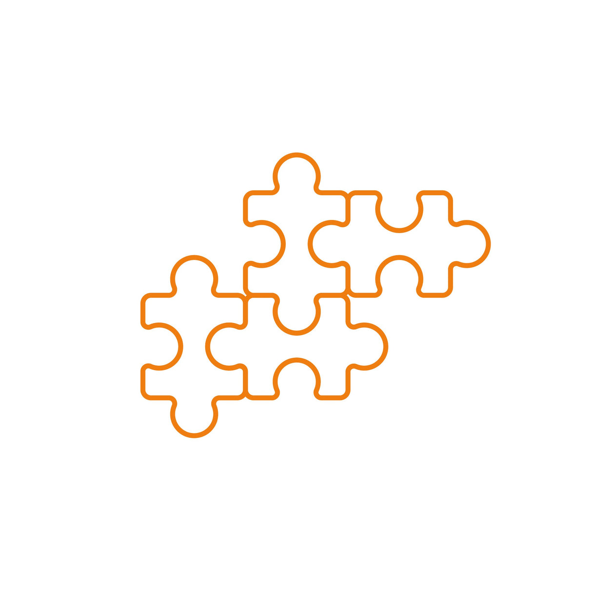 IQ Jigsaw - Orange - Replacement Part ONLY