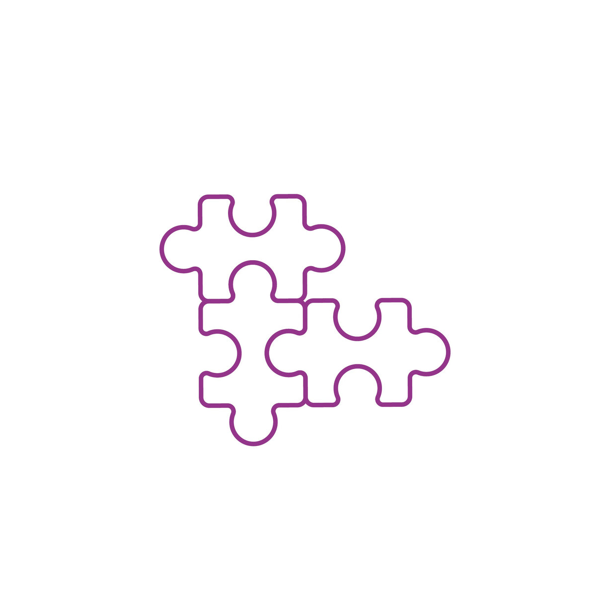 IQ Jigsaw - Purple - Replacement Part ONLY