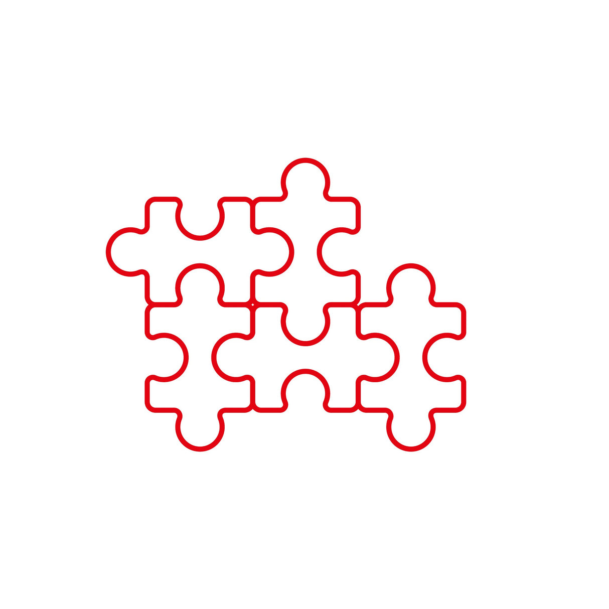 IQ Jigsaw - Red - Replacement Part ONLY