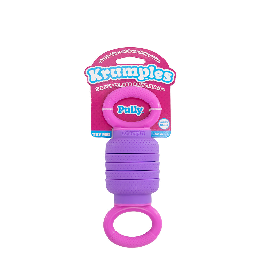 Krumples Pully PURPLE - Ridiculously Fun Fidget Playthings for Ages 1+ Made from Food Grade Silicone!