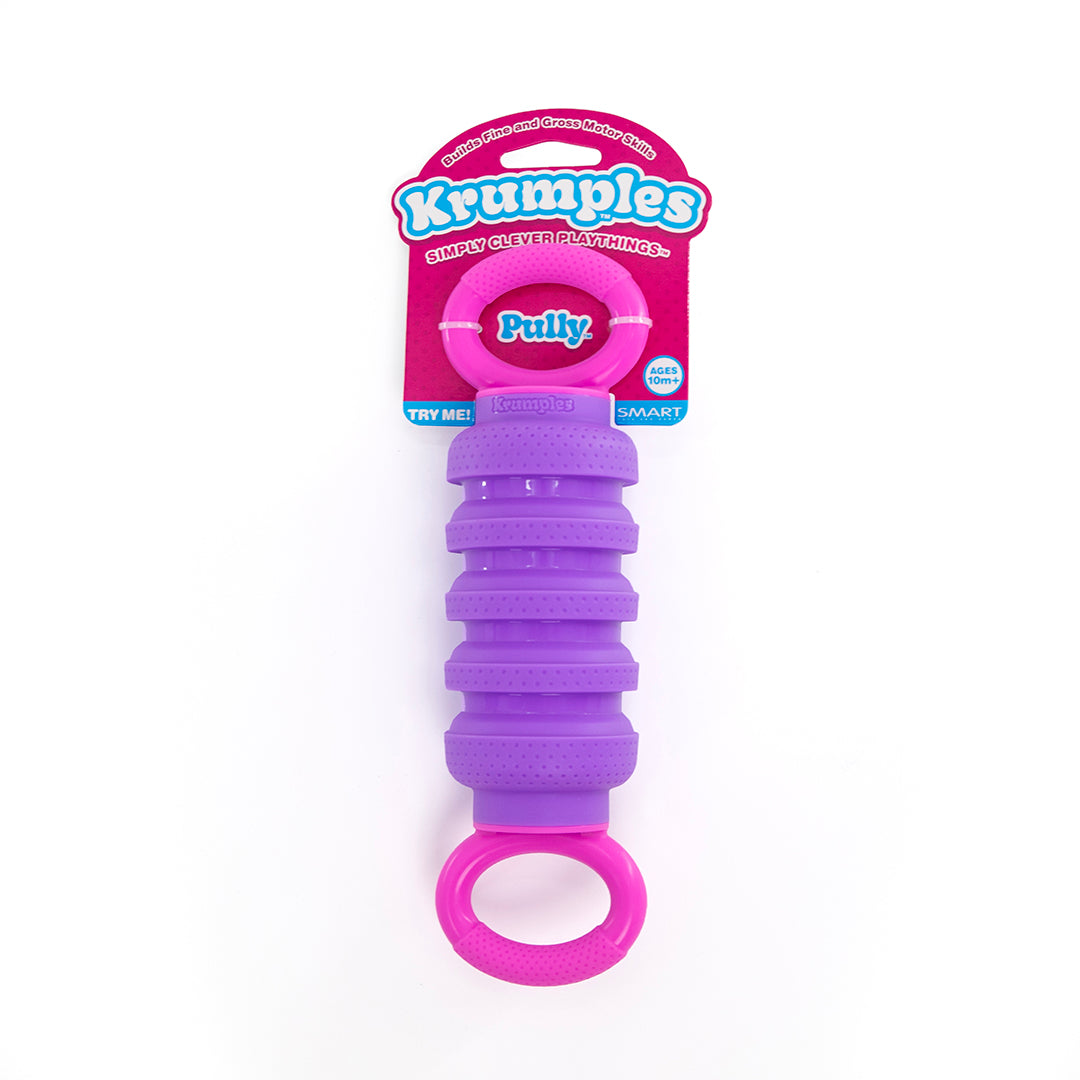 Krumples Pully PURPLE - Ridiculously Fun Fidget Playthings for Ages 1+ Made from Food Grade Silicone!