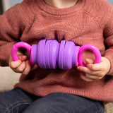 Krumples Pully ORANGE - Ridiculously Fun Fidget Playthings for All Ages Made from Food Grade Silicone!