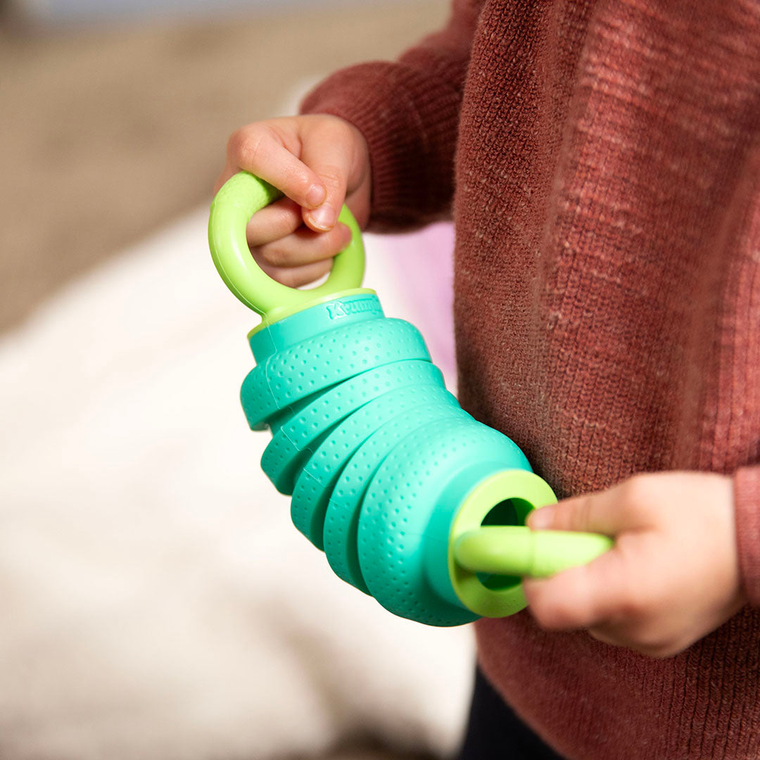 Krumples Pully TEAL - Ridiculously Fun Fidget Playthings for Ages 1+ Made from Food Grade Silicone!