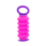 Krumples Plungy PINK - Ridiculously Fun Playthings for Ages 1 - 99 Made from Food Grade Silicone!