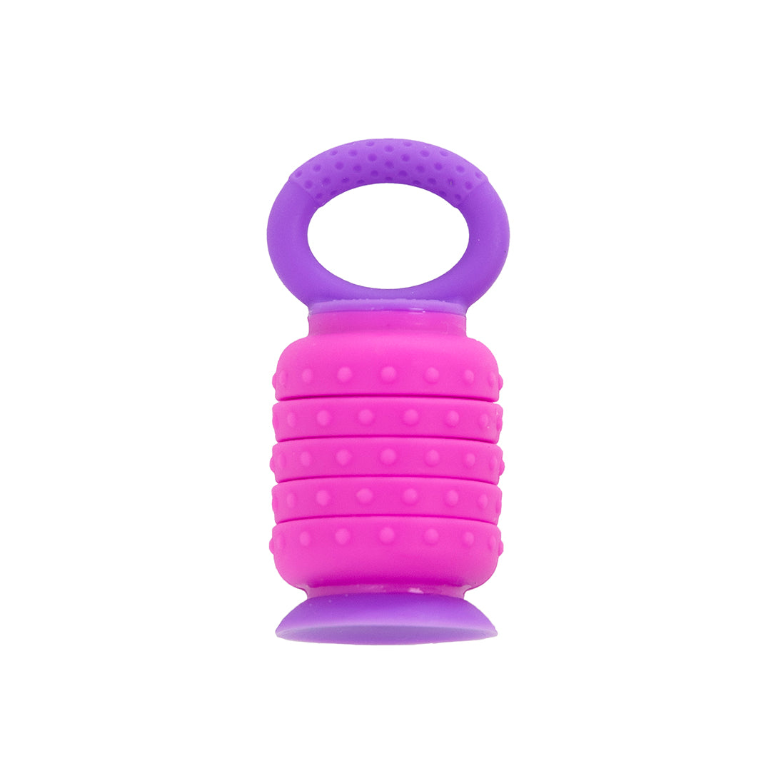 Krumples Plungy PINK - Ridiculously Fun Playthings for Ages 1 - 99 Made from Food Grade Silicone!