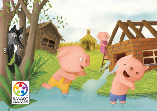Three Little Piggies Deluxe - Storybook Replacement Part ONLY