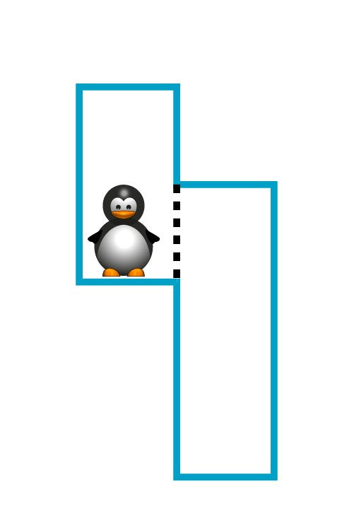 Penguins on Ice - Ice Block B - Replacement Part (Not full game)