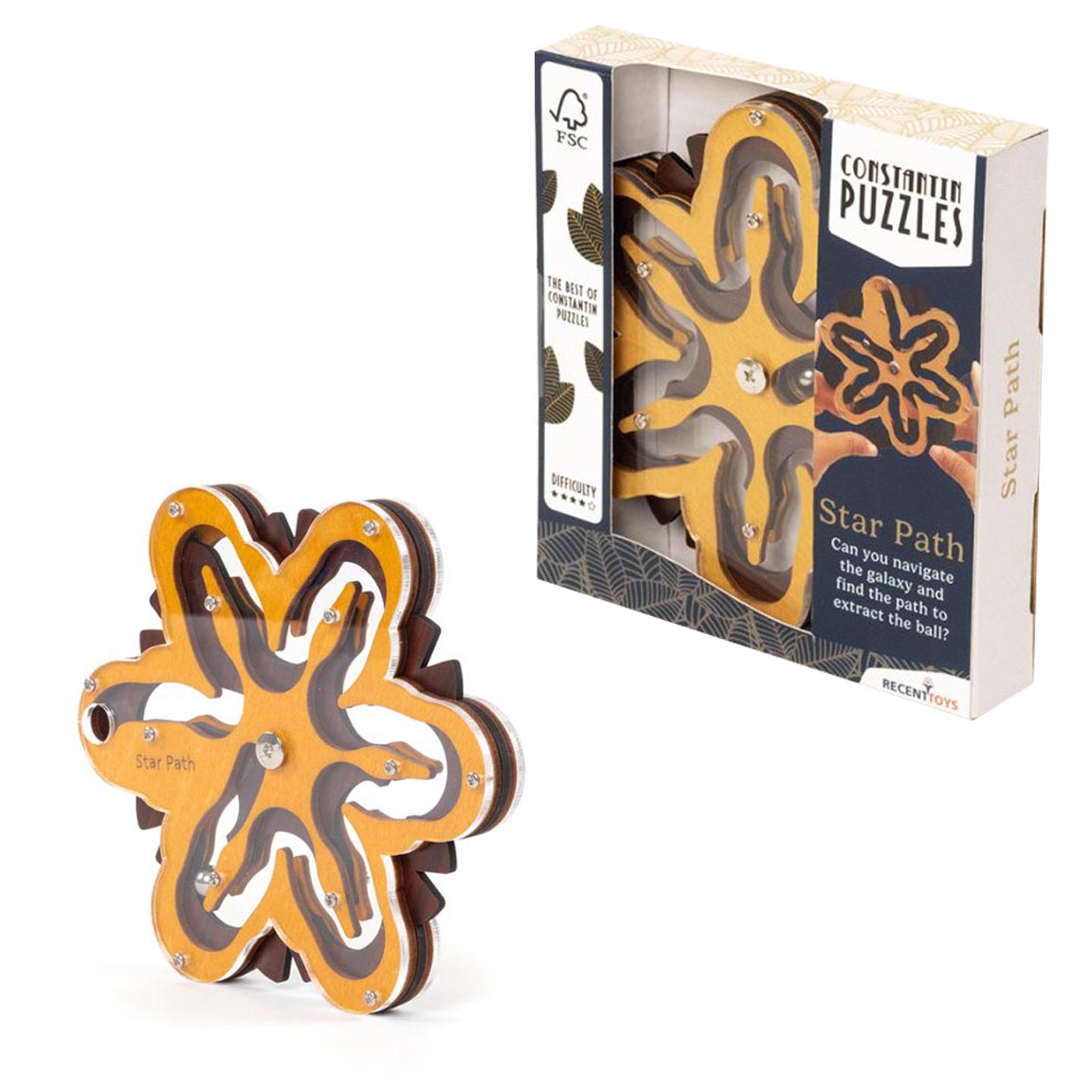 Constantin Star Path - A Triple Layered Maze Puzzle