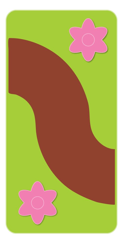 Little Red Riding Hood Pink Flower Path Replacement Part (Not full game)