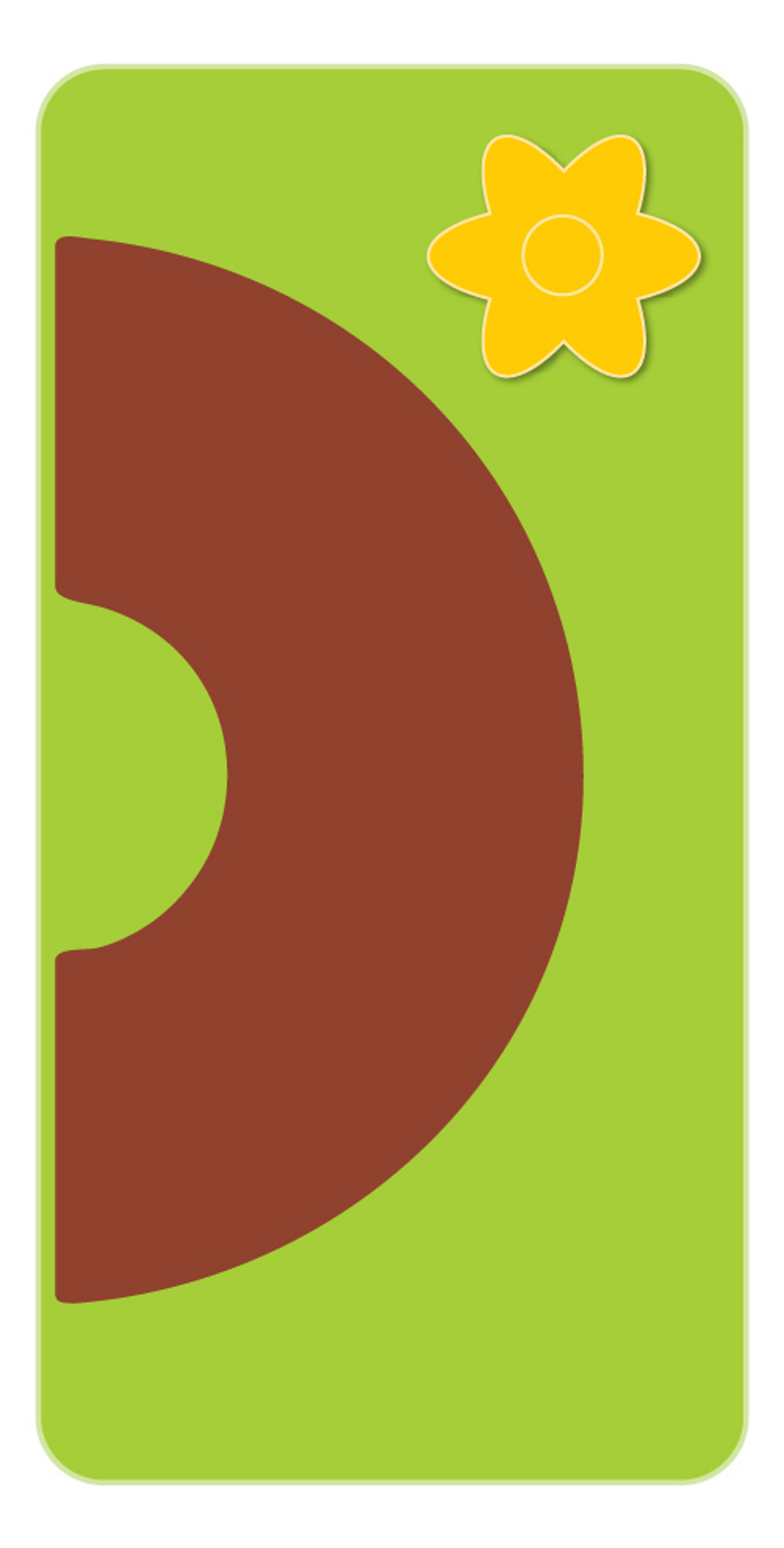 Little Red Riding Hood Yellow Flower Path Replacement Part (Not full game)