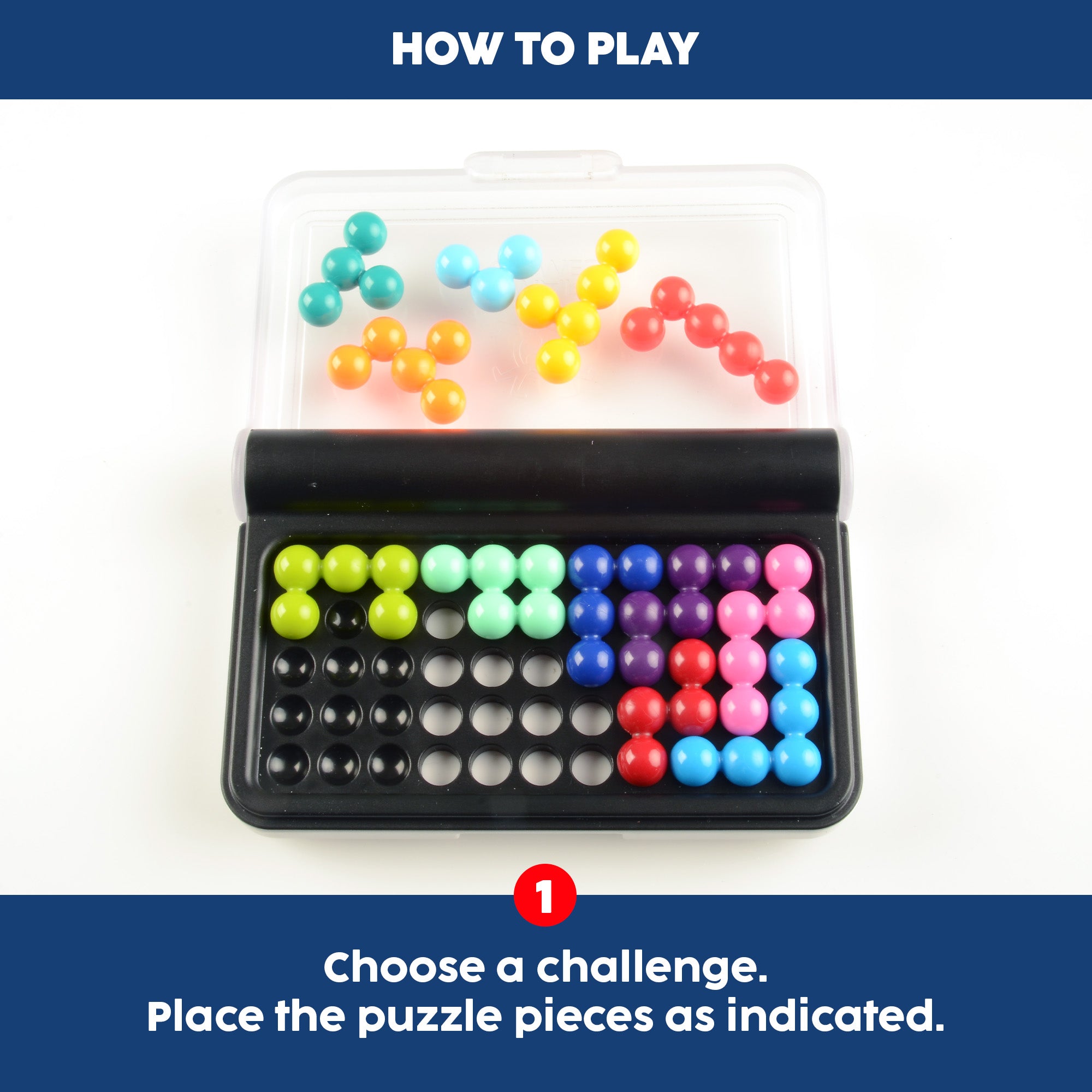 IQ Puzzler Pro – 120 Challenges in 2D & 3D Travel Brain Teaser