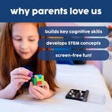 IQ Quub – 2-in-1 Travel Logic Puzzle & 3D Cube Building Game