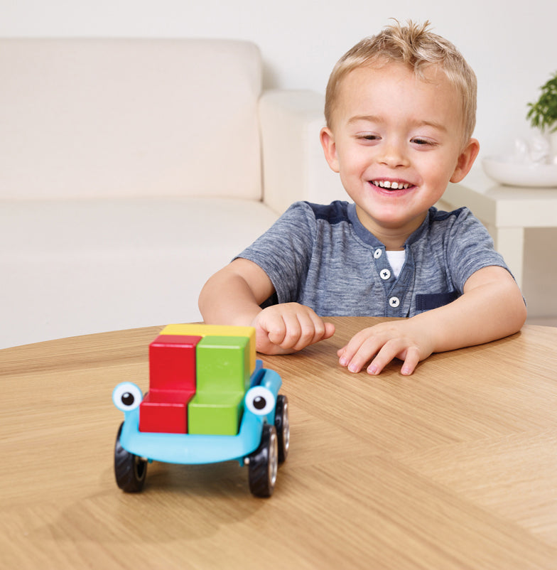 Smart Car 5x5 Wooden Puzzle Game and Toy for Ages 4+