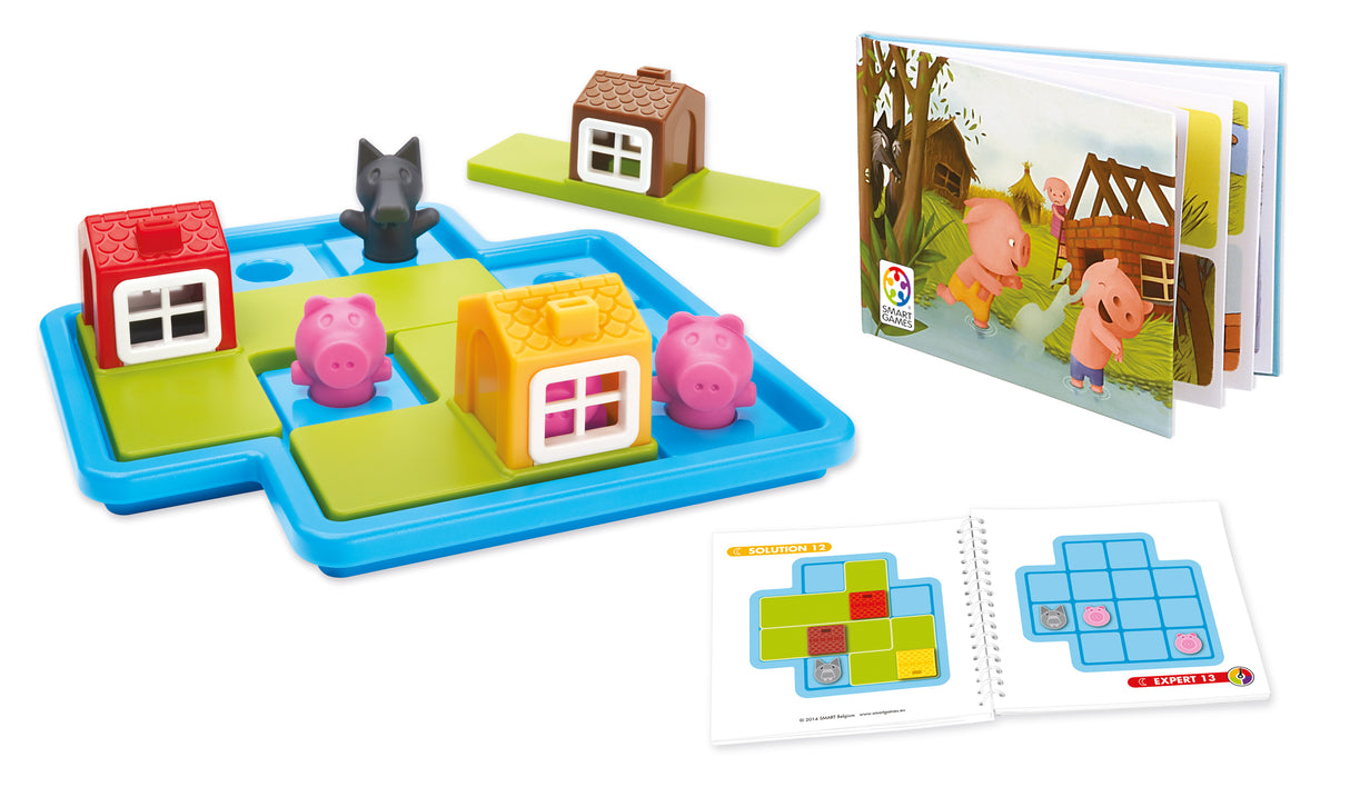 Three Little Piggies Preschool Puzzle Game for Ages 3+