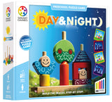 Day & Night Wooden Skill Building Puzzle Game Ages 2+