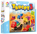 Trucky 3 Wooden Puzzle Game + Toy for Ages 3+