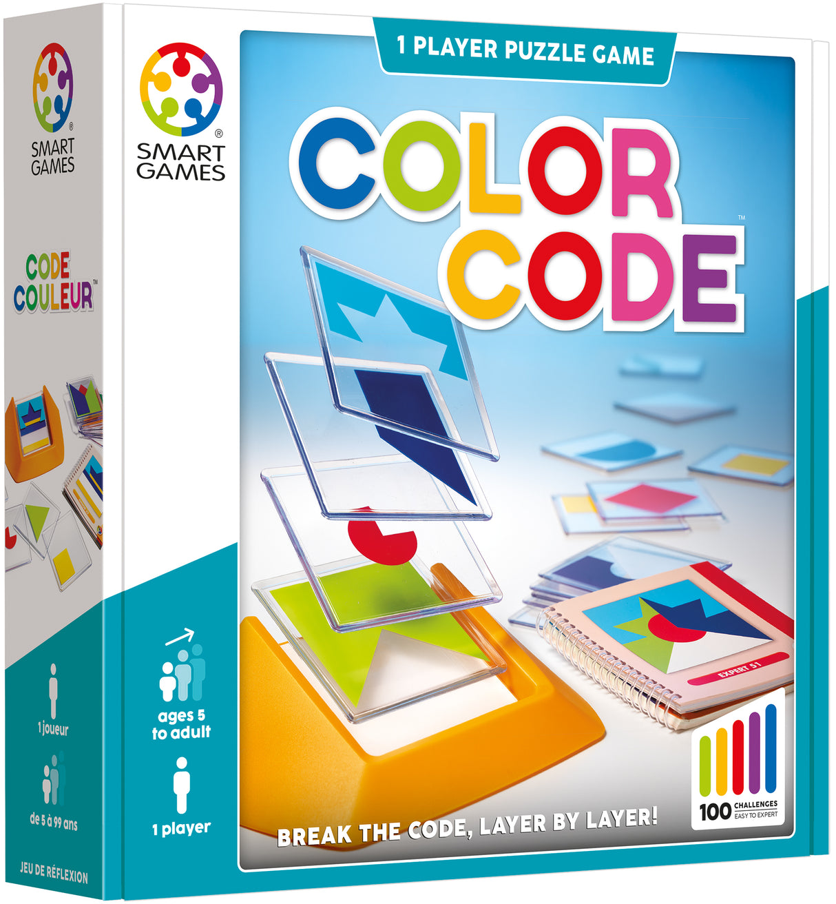 Color Code Stacking Puzzle Game Ages 5 - Adult