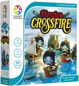 Pirates Crossfire Board Game with 80 Challenges and 4 Playing Modes