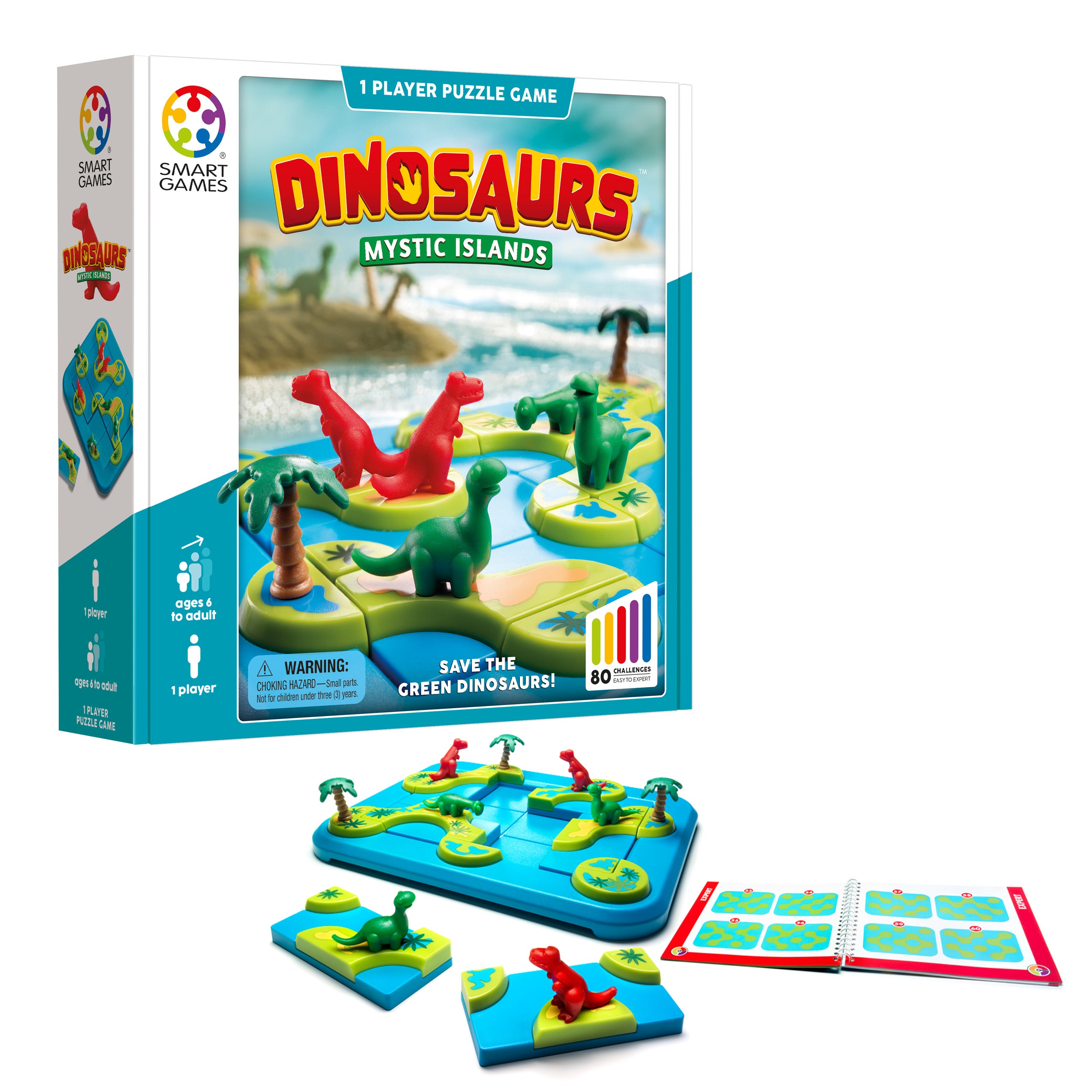 知育玩具 yuyus1 Dinosaurs Mystic Islands Puzzle Game Ages 7+ – Smart Toys and Games