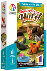 Squirrels Go Nuts! Travel Game for Ages 6+