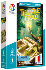 Temple Trap Sliding Travel Game 60 Challenges Ages 7+