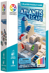 Atlantis Escape 3D Travel Game 60 Challenges Ages 8+